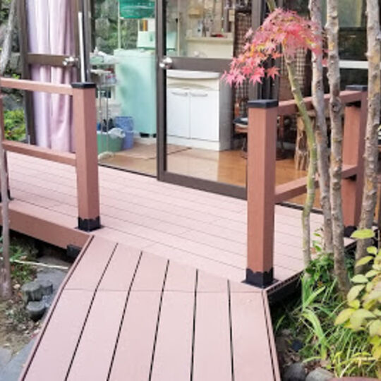 外構　スロープ