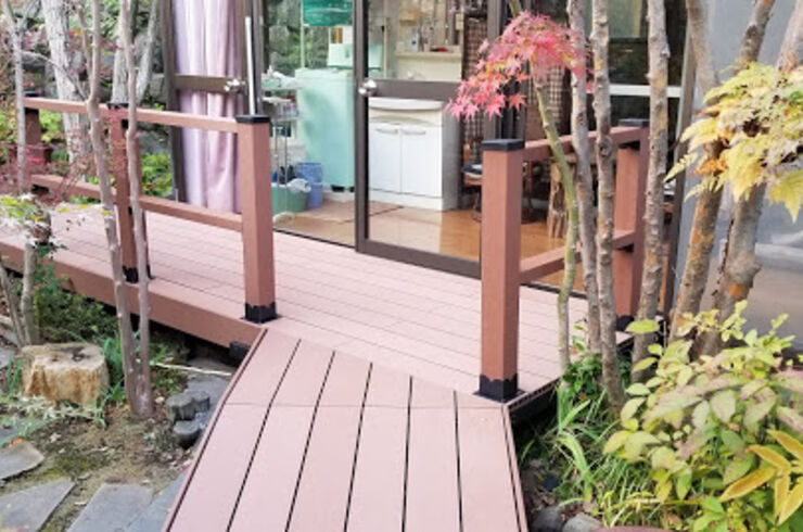 外構　スロープ