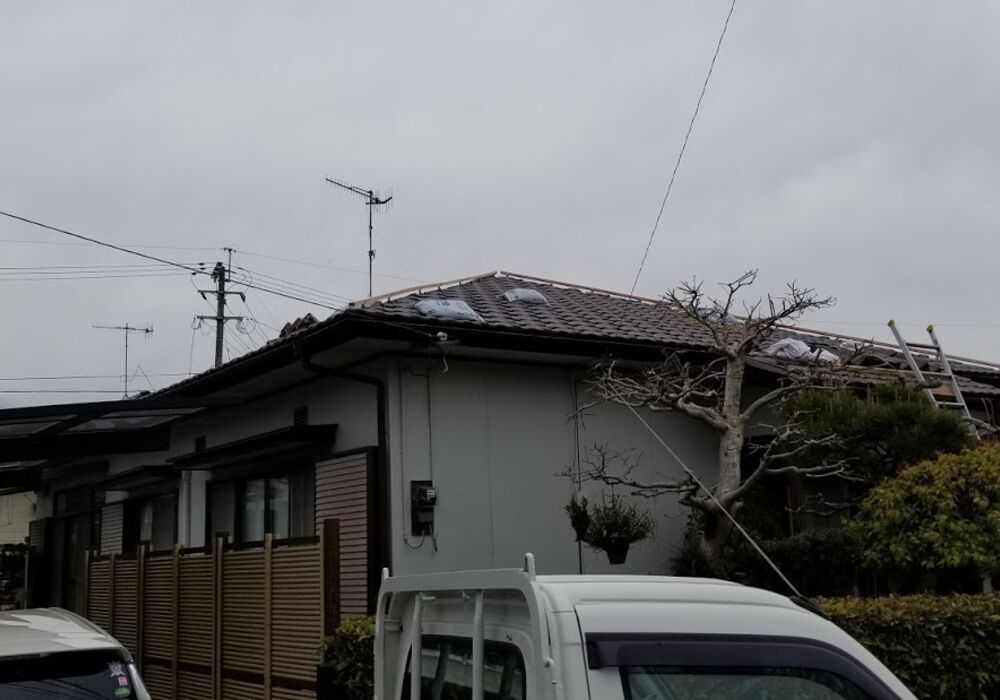 瓦葺き替え